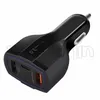 Carga rápida USB C para carro 3 portas USB Tipo C PD Carregadores 35W 7A Adaptadores de energia automática para ipad iphone 11 12 13 14 15 samsung S20 S22 S23 telefone Android