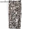 Vintage Floral Print Textured Bottoms Ruched Split Side Women Pencil Skirt Summer Casual High Waist Midi Skirts 210604
