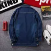 Plus Size 6XL 7XL 8XL Brand Men's Denim Jacket Dark Blue Fashion Casual Multi-pocket Classic Spring Autumn Jacket Male Clothes 220124