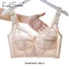 FallSweet Wireless Bras для женщин Вышивка Sexy Lingeire Minimizer Ультра тонкое белье B C D E CUP 21110