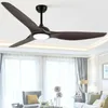 Inch Big Size Fans Ceiling Light 24W Lamp For Living Room 3 Color Change Variable Copper DC Motor