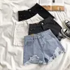 Senhoras Soltas Plus Size Calças de Jeans Alta Cintura Luz Colorido Denim Shorts Retro Rua Moda Demin Senhoras Calça De Verão 210730