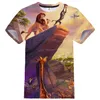 Tshirt Cartoon 3D Print Streetwear Lion King Cosplay Men Women Sport Casual Tshirt ONeck Short Sleeve Hip Hop Shirt Tees Tops2773338