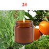 3.5oz herbaty Kolor Okulary Pachnąca świeca Naturalna Ręcznie Nalał Soja Wosk Sztuka Zapachowe Zapachowe Świece Metalowe Jar Wedding Valentine Gifts for Sprzedaż