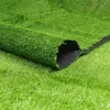 Fiori decorativi ghirlande 1 pz artificiale pascolo simulazione muschio prato tappeto erboso falso erba verde tappeto tappeto fai da te micro paesaggio casa pavimento