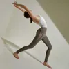 Oyoo vêtements de sport maille yoga combinaison dos nu ensemble d'entraînement mince costume de sport femmes ballet danse body-soutien-gorge leggings 210802