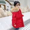 Детская одежда Девушки Зимнее пальто Parka Real Fur Wirewwear для детей Новые Детские Зимние Куртка и Пальто TZ685 H0910