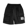 Garçons Summer Cotton Casual Loose Shorts Enfants Mode Cool Enfants Étiquetage 210508