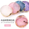 Nail Art Kits 4 ColorResin Stone Color Palette False Tips Drawing For Mixing Display Manicure Polish Gel To