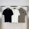 Camisetas masculinas de grife de moda casual impress￣o de algod￣o puro masculino preto masculino e feminino Tamanho da camiseta m-2xl