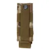 Tactical Backpacks Single Pistol Magazine Pouch Knife Flashlight Sheath Airsoft Hunting Ammo Camo Bags Tactical Waist Packs YY29