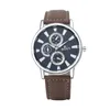 Wristwatches Soxy Luxury Sports Klockor Män Quartz Wrist Casual Leather Hombre Hour Clock Relogio Masculino 2021