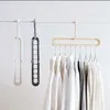 Laundry Bags Multifunction Magic Hanging Chain Metal Clothes Support Drying Rack Creative Plastic Scarf Closet Shirts Tidy Hangers Save