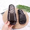 Klasyka moda mężczyzna buty wysokiej jakości skórzane sandały Slipper Flat Sandals Slajda Slide Slide Ladies Beach przezroczyste kobiety bez pudełka do 1978 003