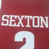 NCAA Alabama Crimson Tide College Collin #2 Sexton Jersey Home Red Stitched Collin Sexton baskettröjor Skjortor S-XXL