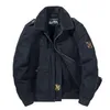 Men's Jackets KIOVNO Men Warm Thick Fur Collar Thermal Outwear Coats For Male Size M-5XL Windbreak