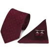 Bow Ties 7.5cm Business Tie Men's Set Wedding Polyester Gift Box Manufacturer