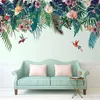 Özel 3D Duvar Kağıdı El Boyalı Bitki Çiçekler Kuşlar Fotoğraf Duvar Mural Nordic Modern Oturma Odası Yemek Yemeği Backgroundgood Quatity