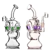 물 담뱃대 유리 봉지 팹 달걀 흡연 파이프 Dab rigs 물 파이프 2 기능 차단기 기본 Shisha