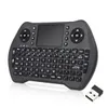 MT10 wireless Keyboard PC Remote Control Russian English French Spanish 7 colors Backlit 2.4G Wireless Touchpad For Android TV BOX Air Mouse