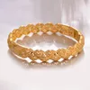 Bangle 1pcs/лот 24k золотой цвет браслеты Bresslate для женщин Девочки Дубай Круг Браслет Ювелирные изделия Эфиопская невеста свадебная свадьба Melv22