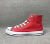 Dress Shoes Size 35-46 Unisex High-Top Adult Women's Men's Canvas Shoes 13 colors Laced Up