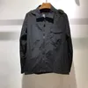 Människans Casual Solid Jacka Andas och Hållbar Långärmad 2Colors Formell Soft Slim Fit Fashion Shirt