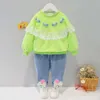 Ragazze Abbigliamento Babi Autunno Autunno Primavera Stile Moda Moda Materiale di cotone Abbigliamento bambino 3 anni 2 Bambini Vestito 211025