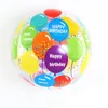 22 inch 4d Clear folia balony Party Dekoracji Kreatywny Okrągły Happy Birthday Film Balloon Kid Toy Baby Shower Decro 5 Kolory