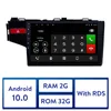2GB RAMプレーヤーAndroid 10.0車DVDステレオラジオヘッドユニットGPS Navi 2014-2017ホンダフィット左ハンドドライブサポートOBD2