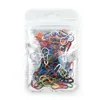 100/300/600 PC / Pack Safety Pins Metal Clips Knitting Stitch marker Tag Gourd Shape Pin Mix och Colors DIY Syverktyg