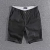 Six color casual shorts men's summer wear in five trouser cotton bullet trend personalized solid 0227 sale 210714