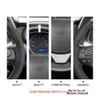 Non-slip Durable Black Suede PU Carbon Fiber Car Steering Wheel Cover Warp for Toyota RAV4 Corolla Auris Isis320d