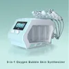 Hydra water facials Oxygen Jet Cleaning Device 8 in1 H02 High Frequency Microdermabrasion Facial Clean Beauty Machine