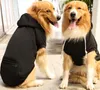 الحيوانات الأليفة ملابس الشتاء الدافئة كبيرة الكلب هوديي مع سستة جيب جرو بلون معطف سترة الكلاب اللوازم XS-5XL 5 ألوان BT6750