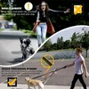 Durable Dog Leash Running Belt No Pull Elastic Pet Car Safety Rope Big Training Strap For Medium Large Accessories 211022