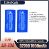 2021 جديد LIITOKALA LII-70A 3.2V 32700 6500mAh 7000mAh LifePo4 بطارية 35A التفريغ المستمر بحد أقصى 55A بطاريات عالية الطاقة AAA