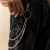 IngeSight.Z High Quality Double Layered Stainless Steel Harness Waist Belly Hip Hop Heavy Metal Body Chain Female Jewelry