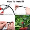 KESLA 5M-30M Drip Irrigation Watering Kits System Garden Greenhouse Automatic Adjustable Drippers 8 Outlets Sprinkler 4/7mm Hose 210610