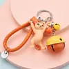 5 Types of Thundercats Keychains Cute Dancing Cat Ornaments Mobile Phone Bag Charms Small Gifts for Girls Car Key Chain Acces