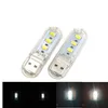 Mini luce notturna a LED portatile Attrezzatura da campeggio USB Power 3 LED Light 25630 Chip Lampada LED Portachiavi USB Luce bianca calda 799 Z2