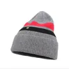 Fashion Big Girls Boys Letters Printed Knitted Hats Men And Women Autumn Winter Keep Warm Ear Protection Wool Hat Stripe Street Outdoor Caps