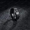Stainless steel scripture cross ring band letter Blue black Bible rings finger for women men Christian fashion jewelry