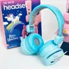 Nyaste ah-807b hörlurar hörlurar nya söta unicorn hörlurar Bluetooth stereo headset ultra-lång standby för man kvinna