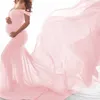 Maternity Kobiety Sukienka Fotografia Ciąża Sukienka Seksowne Ubrania Dla Kobiet w ciąży Off Ramię Bez Ramiączek Szybki fotograficzne Rekwizyty X0902