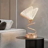 Moderna lampada da terra minimalista soggiorno luci da tavolo camera da letto comodino lampadario sala da pranzo lampada farfalla piccole lampade da tavolo