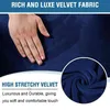 1 2 3 Seater Recliner Sofa Cover Elastic All-inclusive Massage Slipcover for Living Room Suede Lounger Armchair Couch 211116