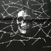 New Design Fashion Hip Hop 100% Cotton Skull Bandana Square Scarf Black Paisley Bicycle Headband For Women/Men/Boys/Girls