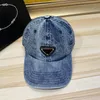 Moda Luxurys Beyzbol Kap Şapka Denim Yıkanmış Tasarımcılar Kapaklar Şapka Erkek Meşgul Caps Kadınlar Yüksek Kaliteli Spor Rahat Sandy Beach 21042302SX