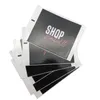 注文のロゴ印刷の接着剤ステッカーラベル1000pcs /ロットカラフルな黒いPVCビニール印刷ラベル防水シニーステッカー